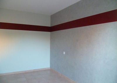 Enduit décoratif avec frise