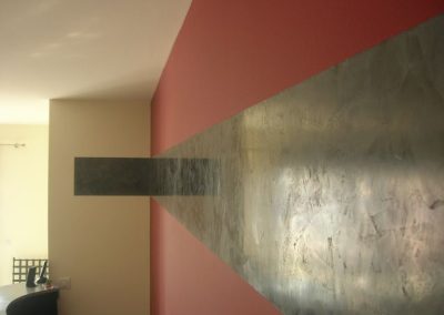 Enduit décoratif avec frise